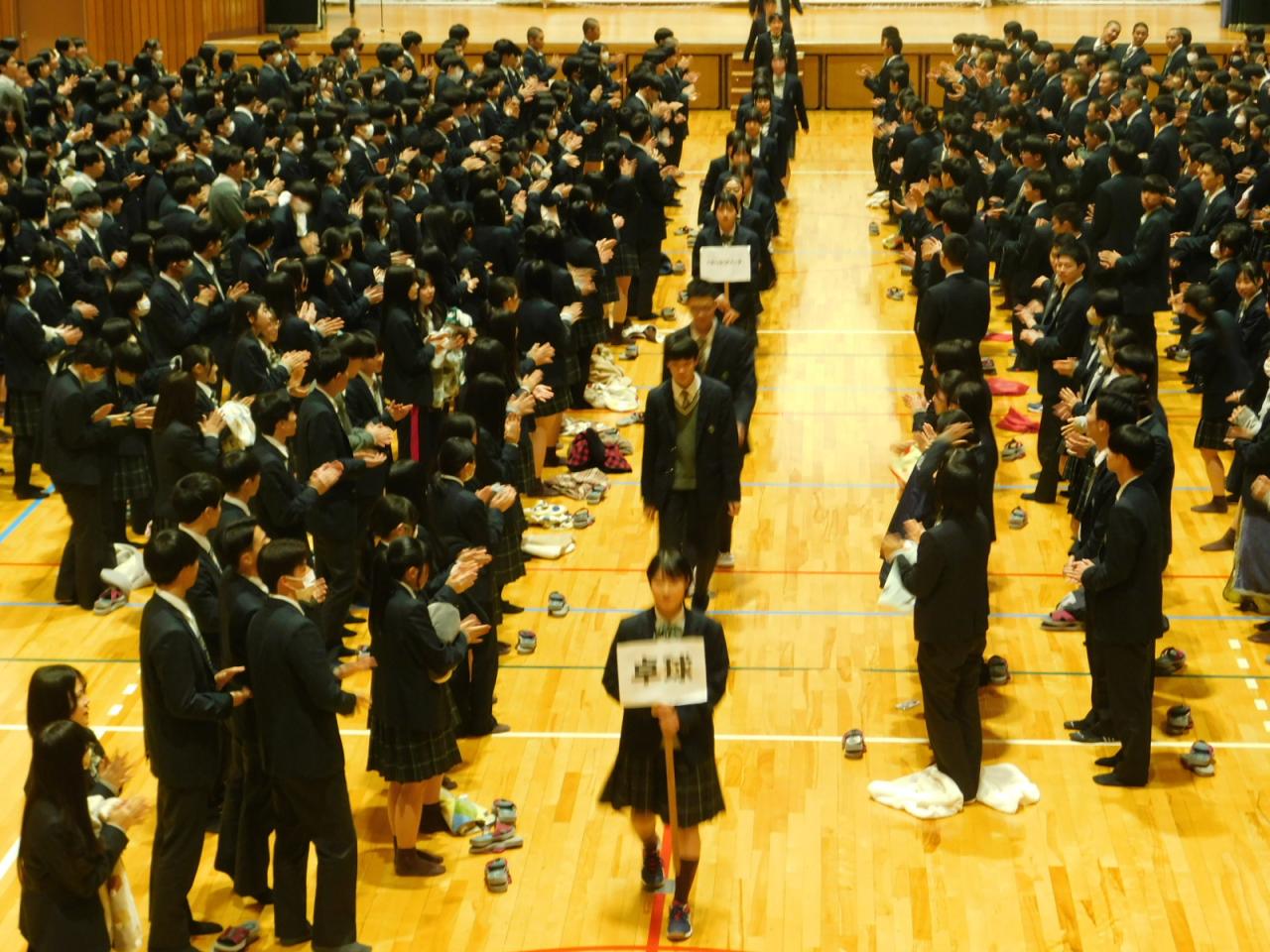 全国大会壮行会が行われました