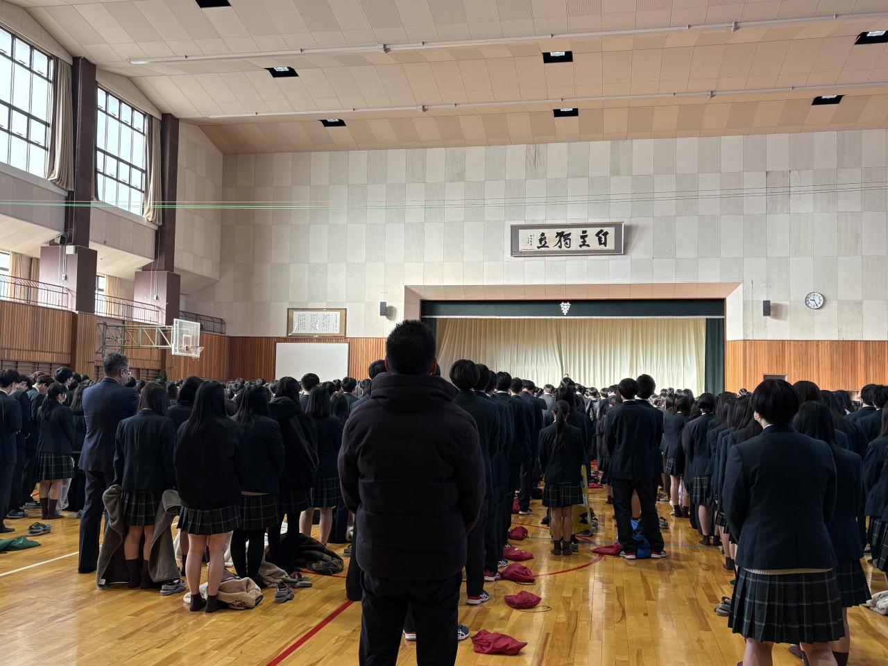 3学期始業式が行われました
