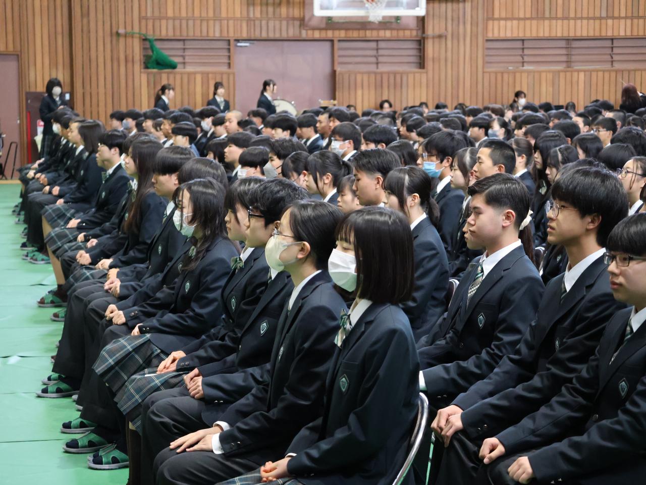 全日制課程 令和7年度入学式