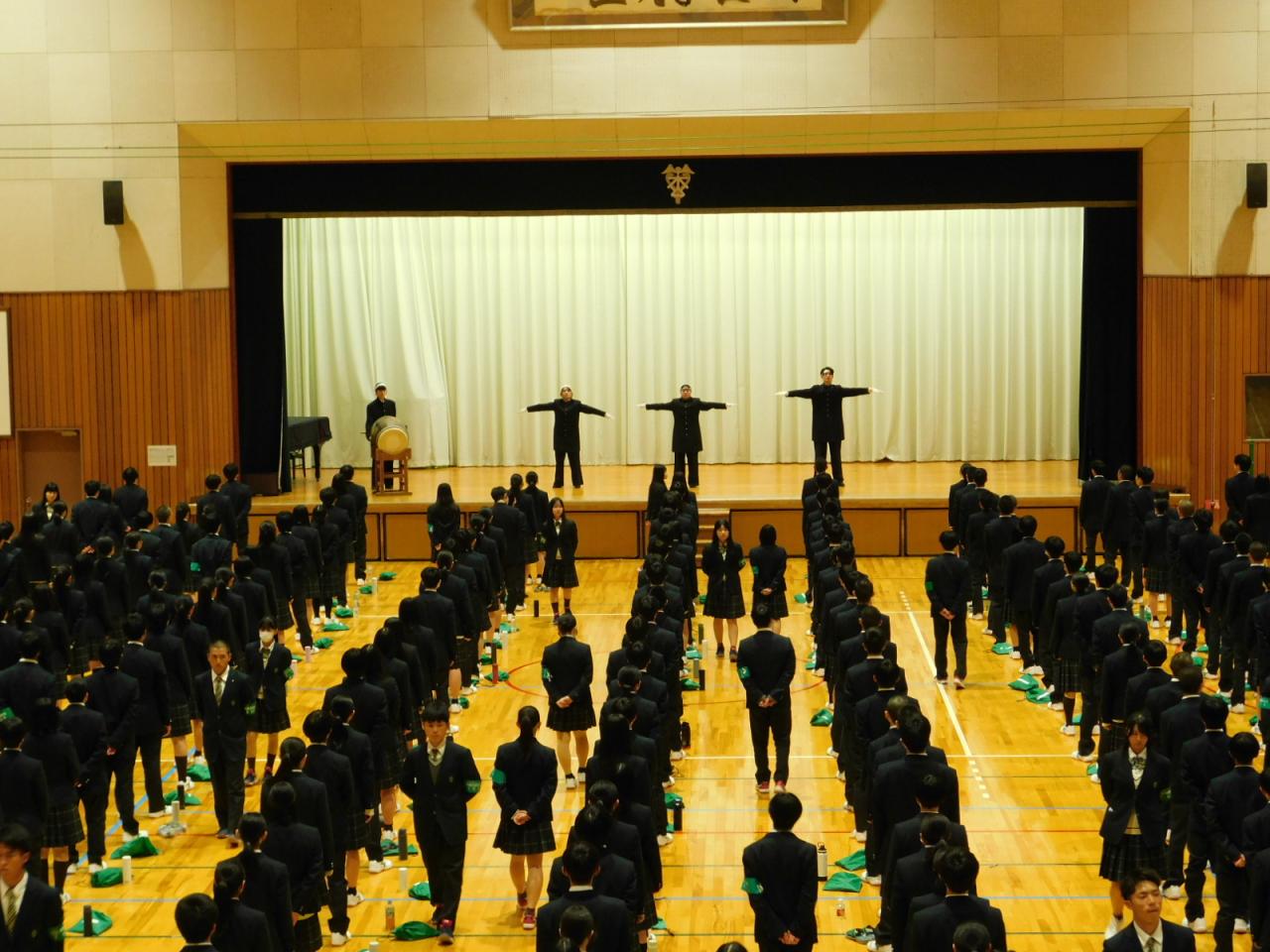 応援練習が行われました