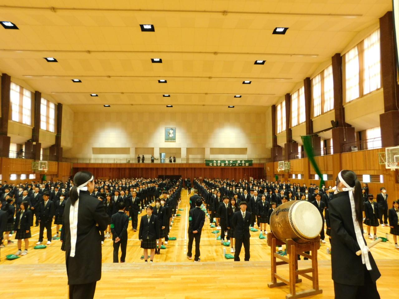 応援練習が行われました