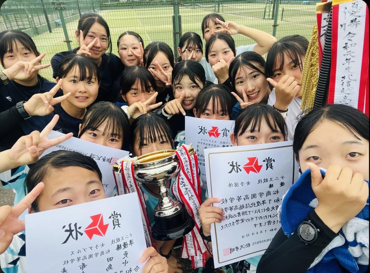【テニス部】北信越高校総体　団体優勝＆準優勝！