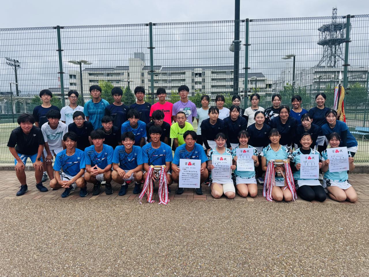【テニス部】北信越高校総体　団体優勝＆準優勝！