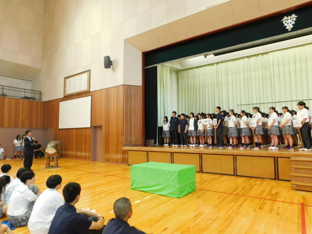 全国大会壮行会が行われました