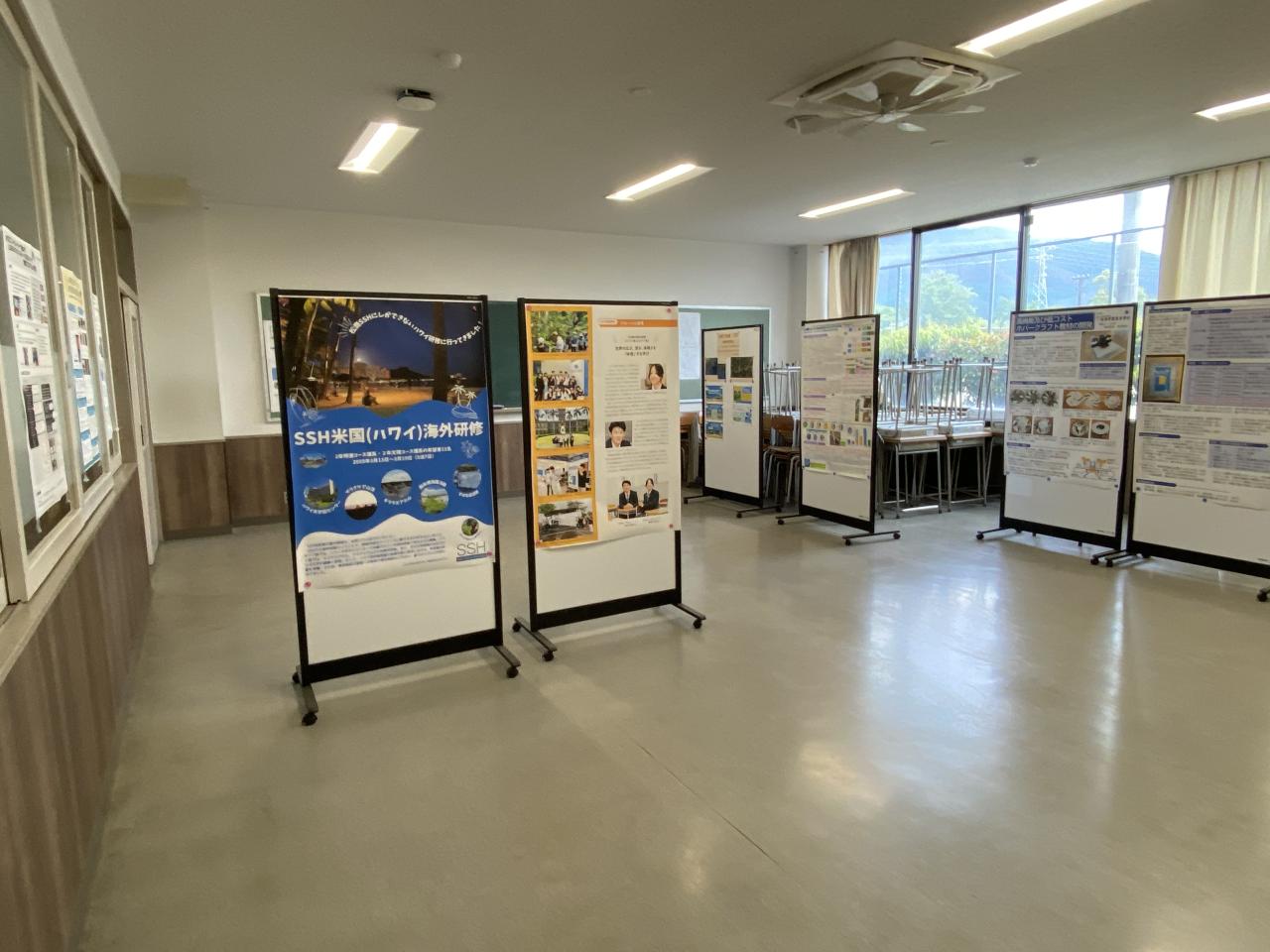 SSH News　松商祭におけるSSH探究の展示