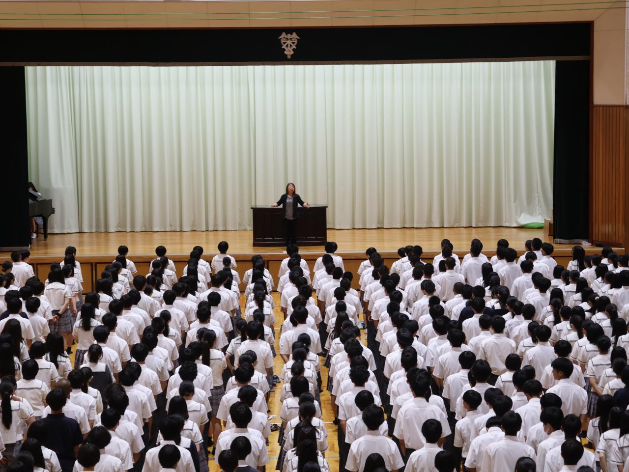 1学期終業式が行われました