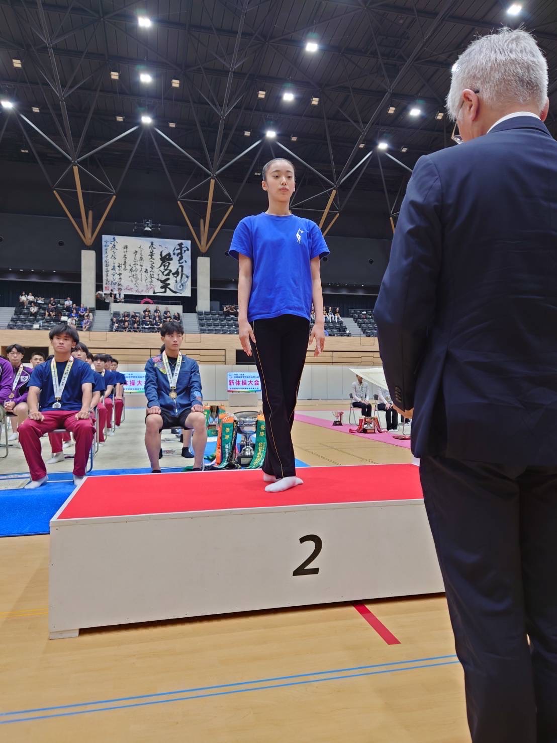 【新体操】全国高校総体（インターハイ）　女子個人総合 準優勝