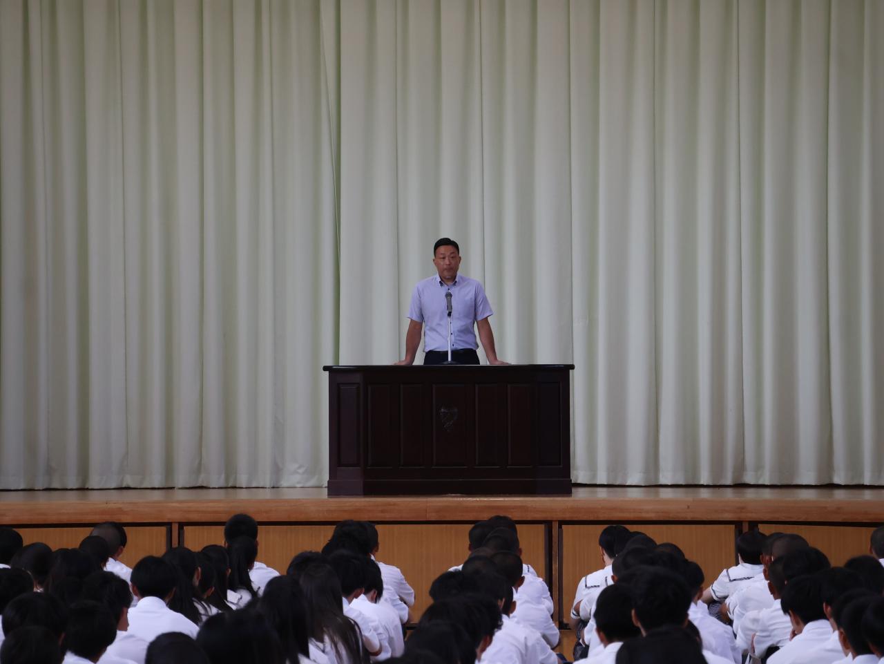 2学期始業式が行われました