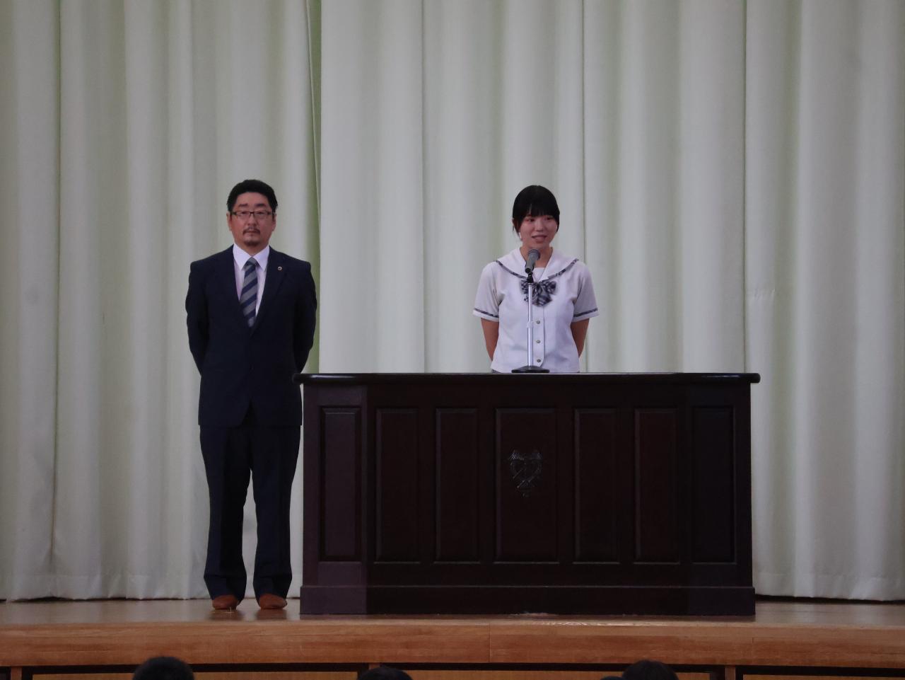 2学期始業式が行われました