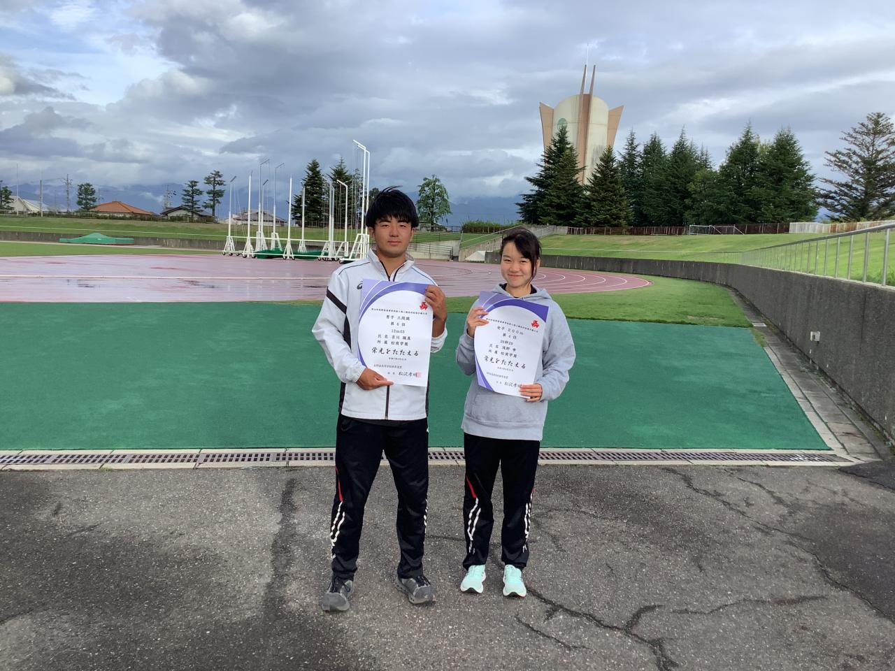 【陸上競技部】長野県高校新人 大会結果