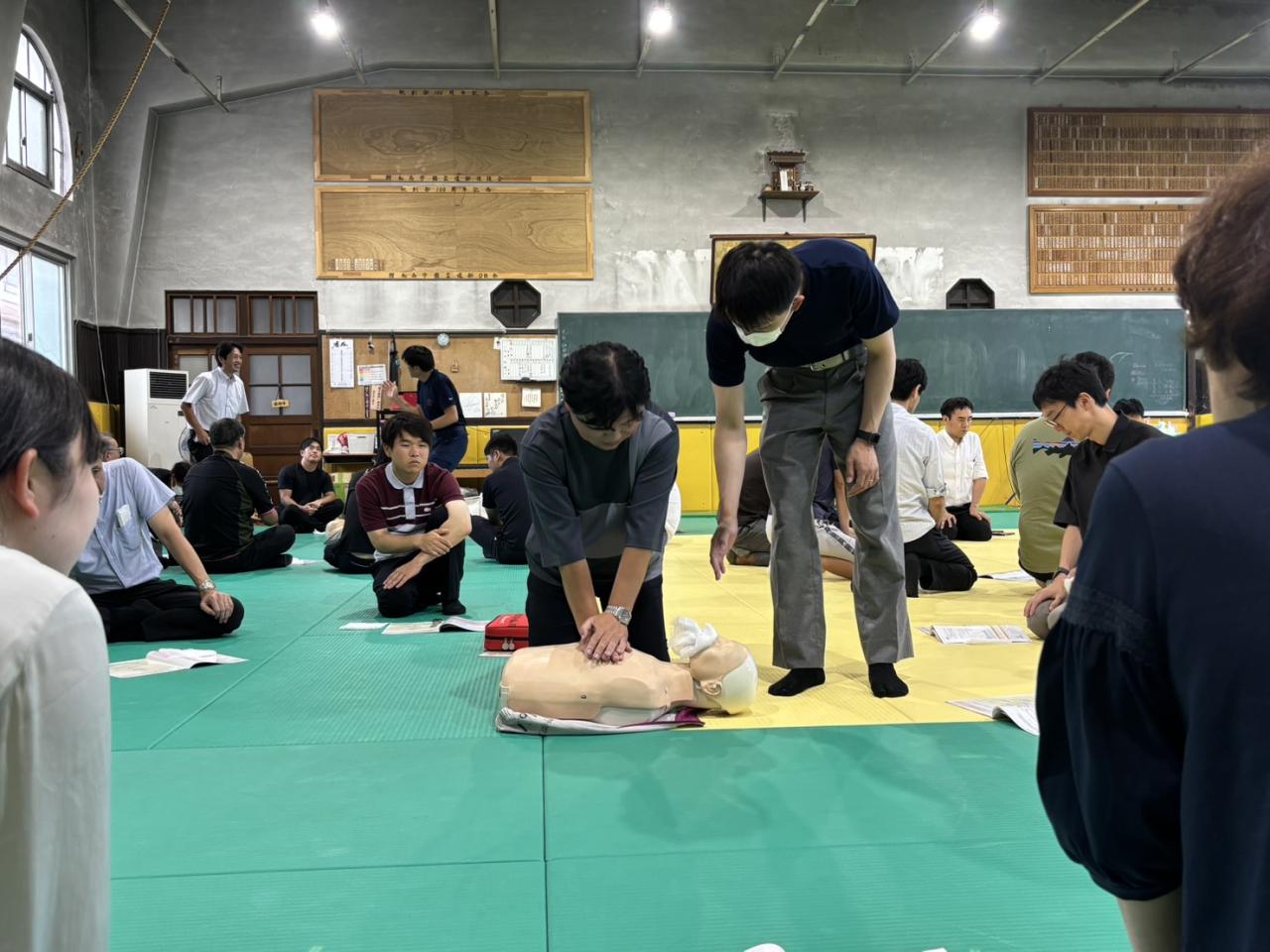 教職員対象の救命講習会を行いました