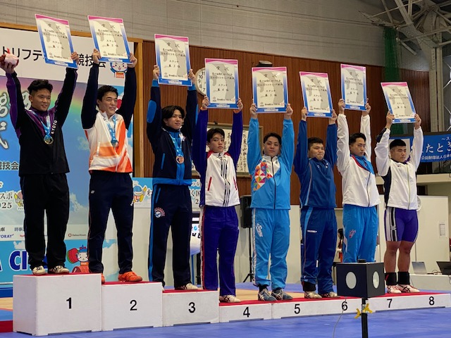 ウエイトリフティング部 国民スポーツ大会結果　川口 祐太朗　準優勝！