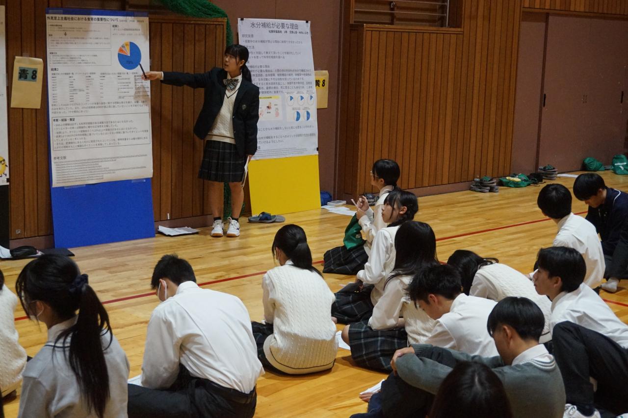 10月7日（火）SSH探究活動中間発表