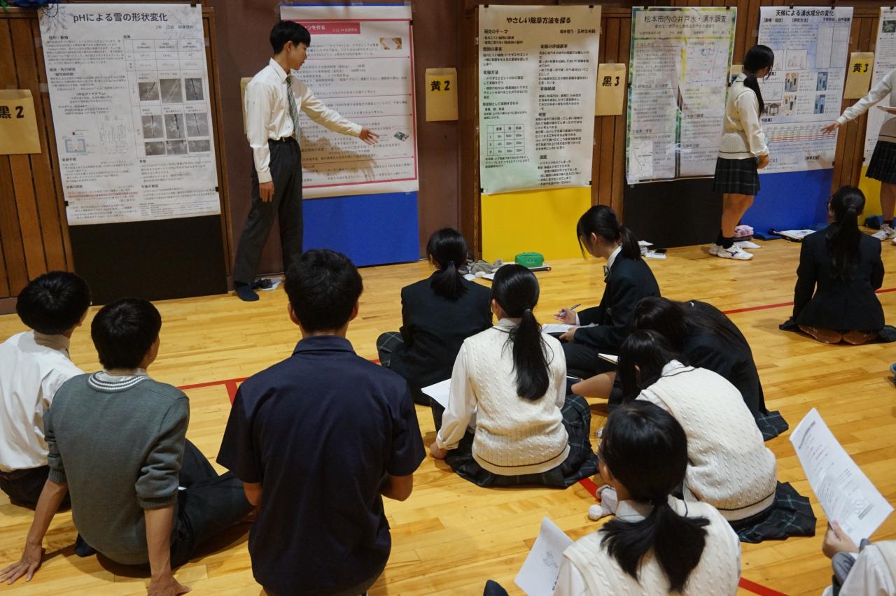 10月7日（火）SSH探究活動中間発表