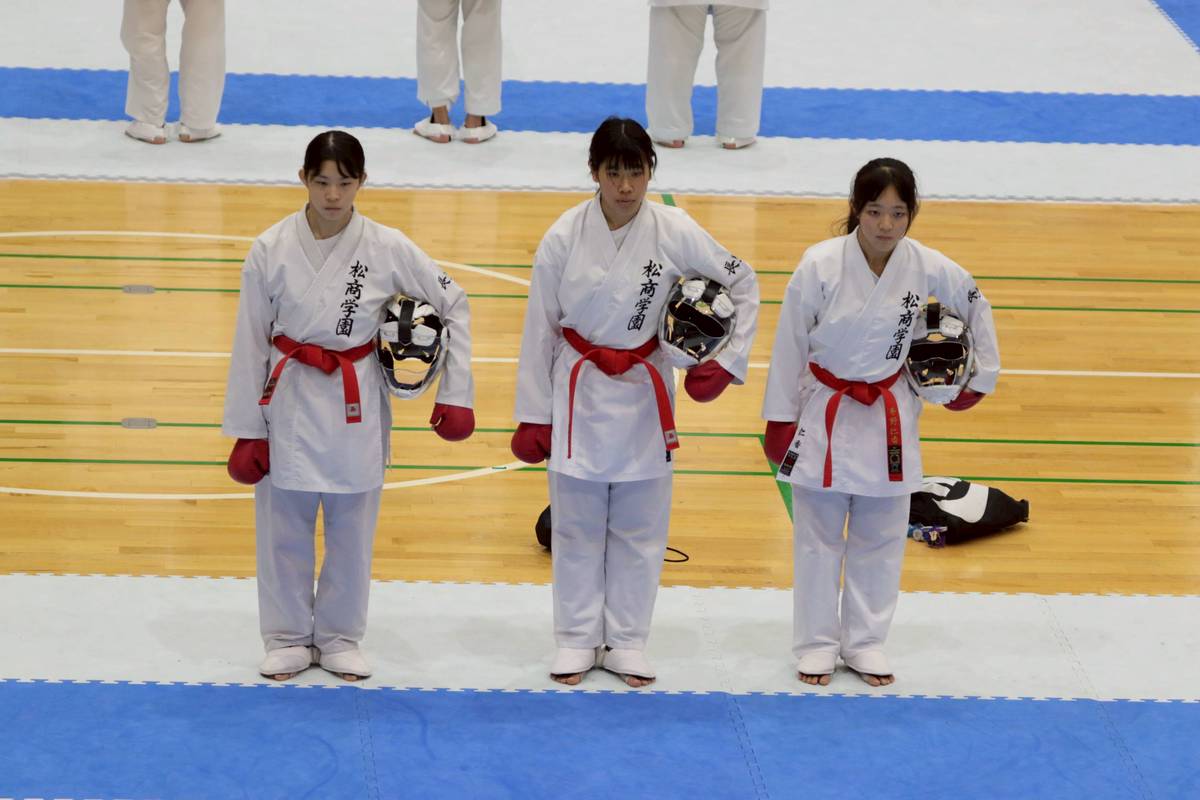 【空手道部】令和７年度長野県高等学校新人体育大会空手道競技大会結果