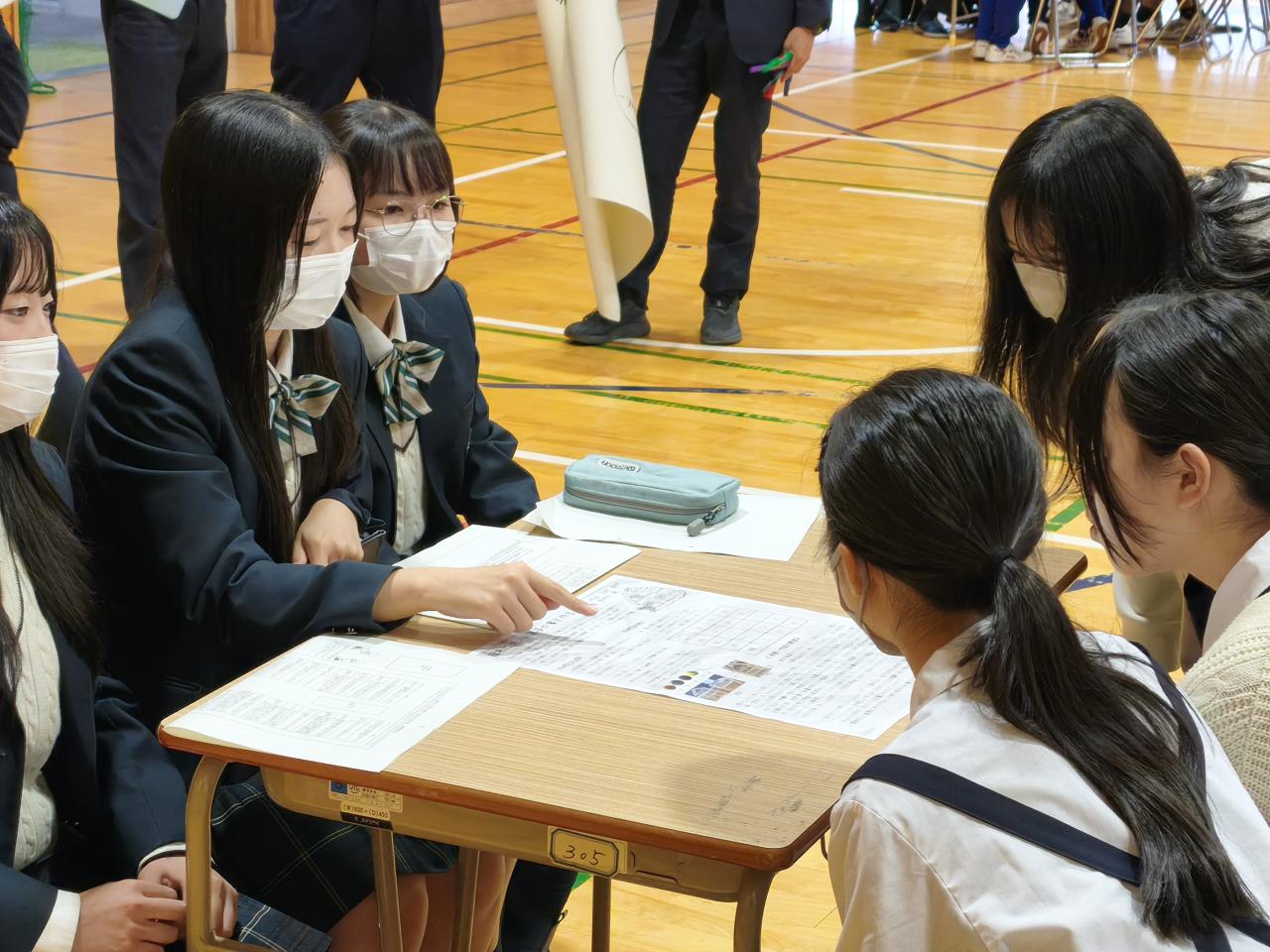 信州大学教育学部附属松本中学校とのSSH探究交流会を実施