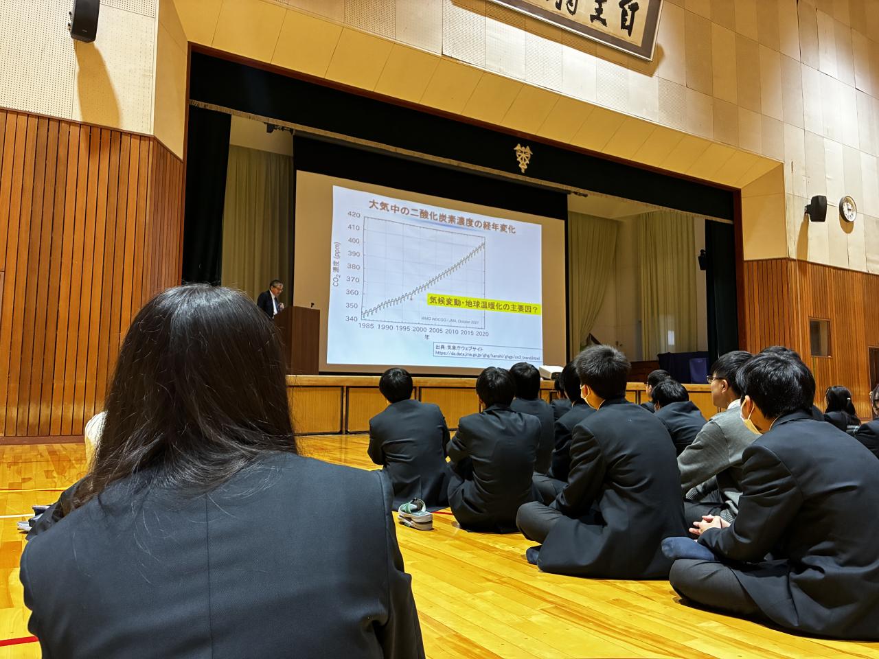 SSH探究教育 信州大学特別名誉教授 堂免一成氏による講演を行いました