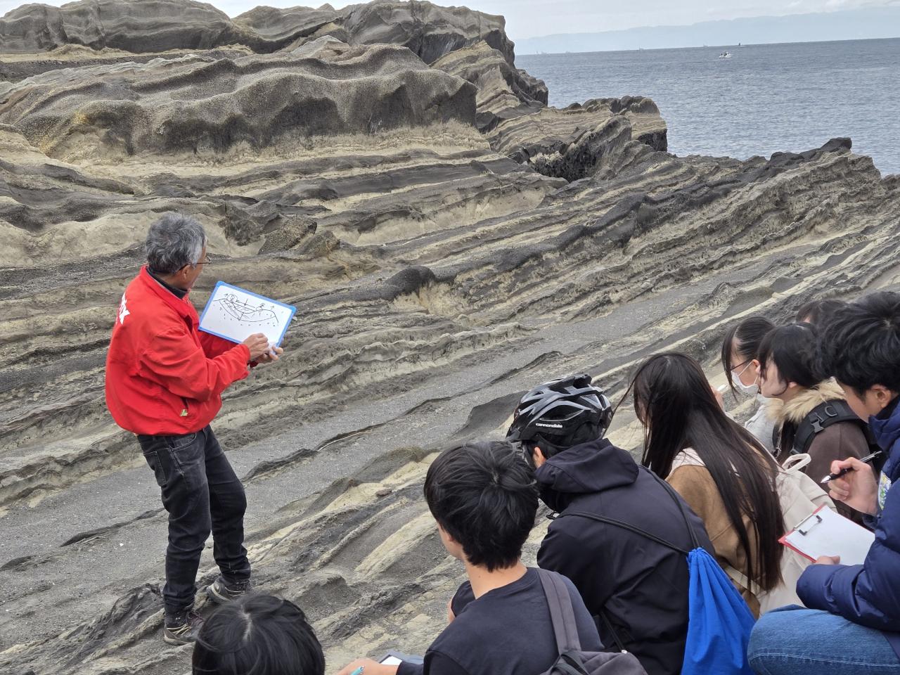 関東方面の地質巡検研修　with 東京学芸大学