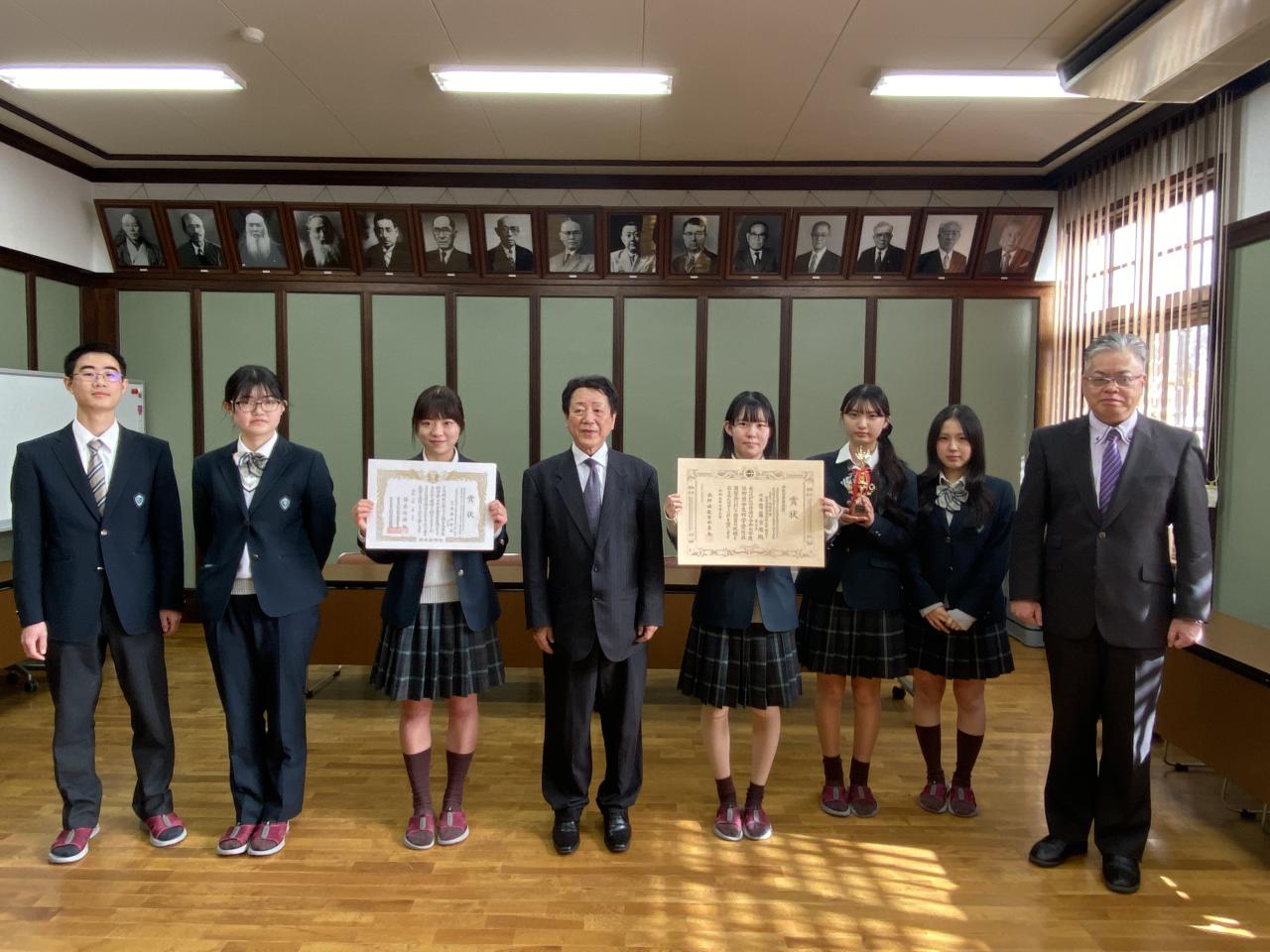 長野学生科学授与式