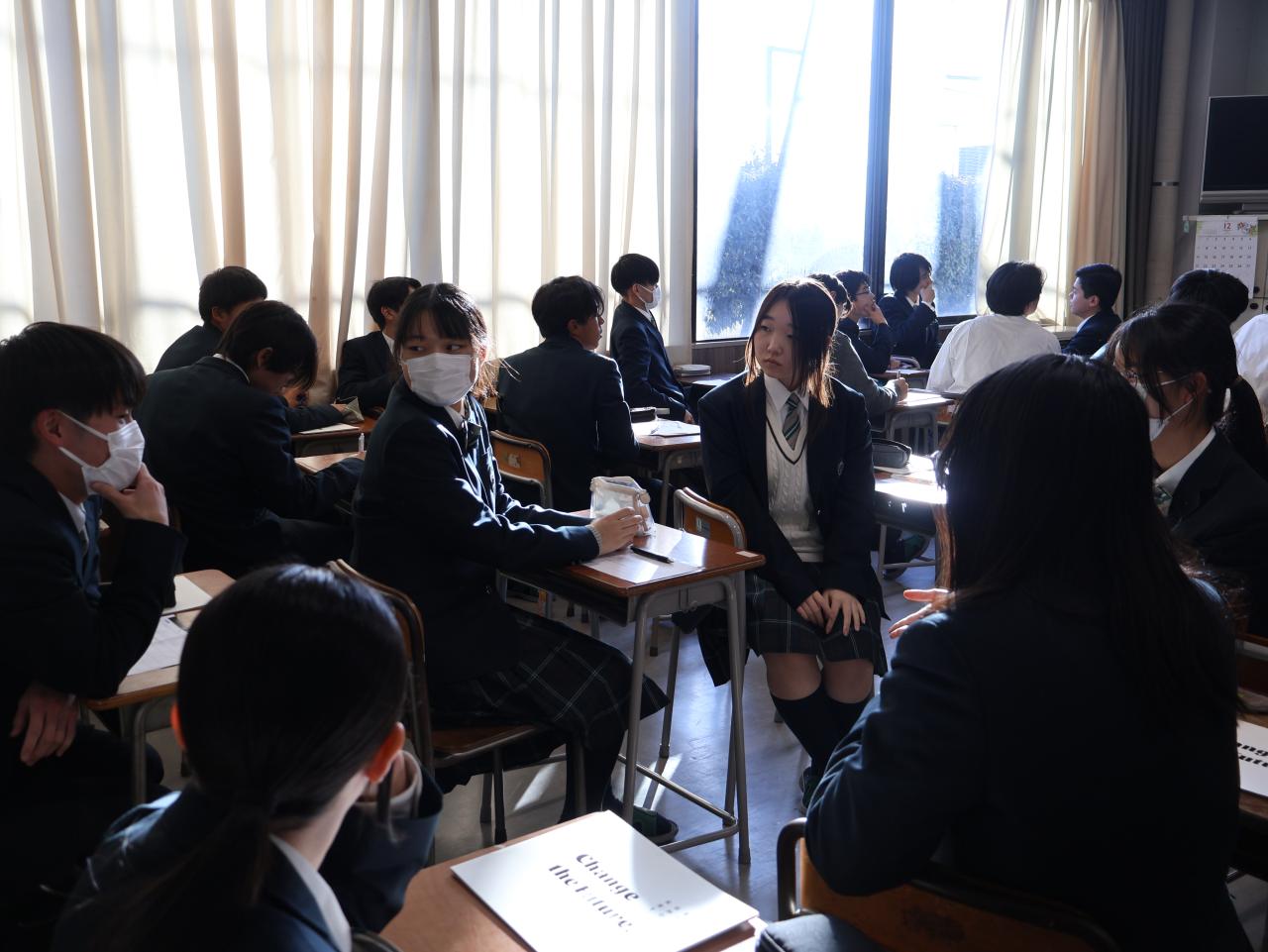 1学年を対象にキャリアガイダンスが行われました