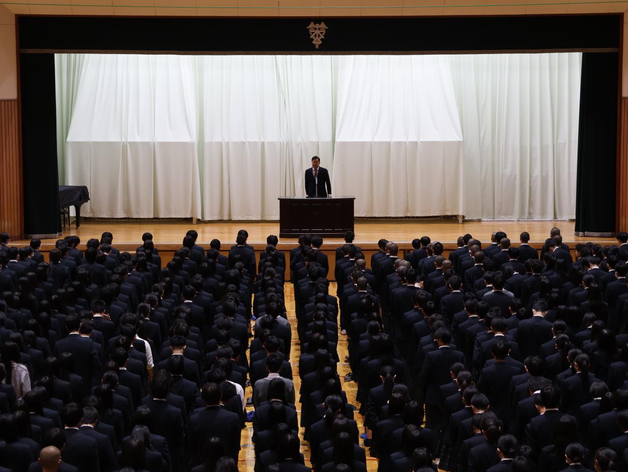 3学期始業式が行われました