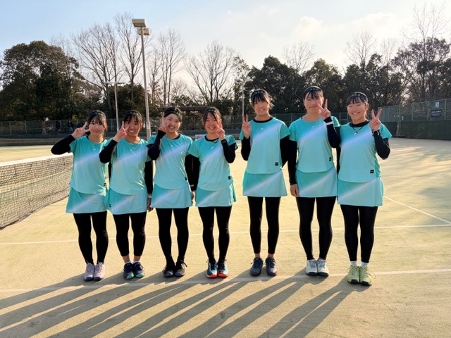 【テニス部】全国私立高校テニス選手権（女子団体）で第６位