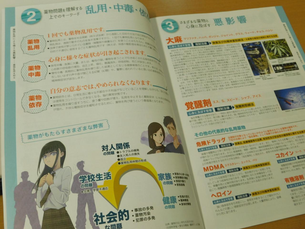 薬物乱用防止教育を行いました