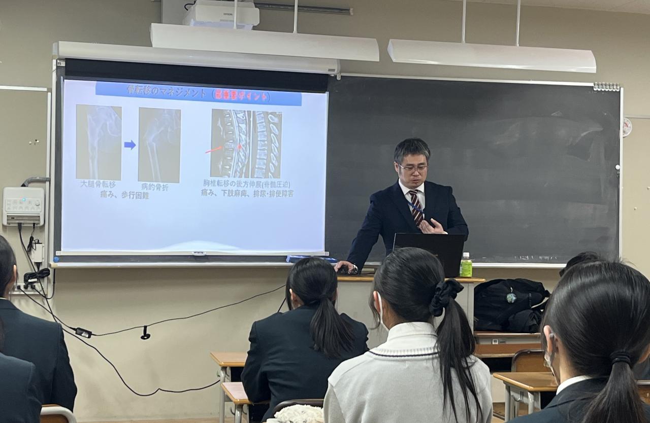 信州大学医学部保健学科 青木薫先生による「出前講座」