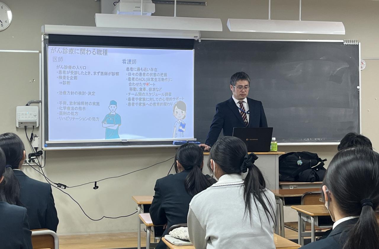 信州大学医学部保健学科 青木薫先生による「出前講座」