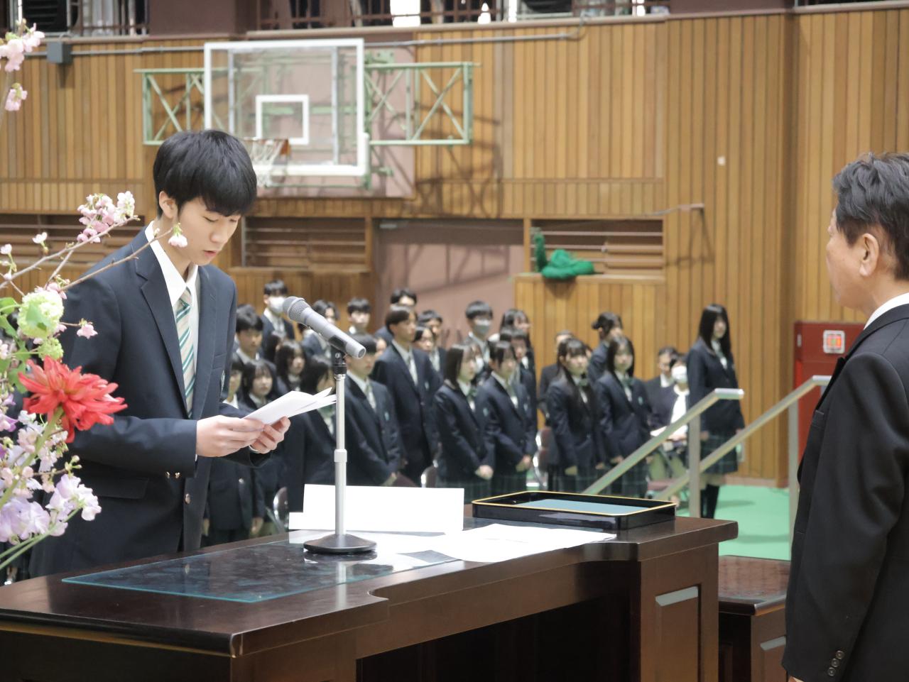 令和8年度 全日制課程 入学式を挙行しました