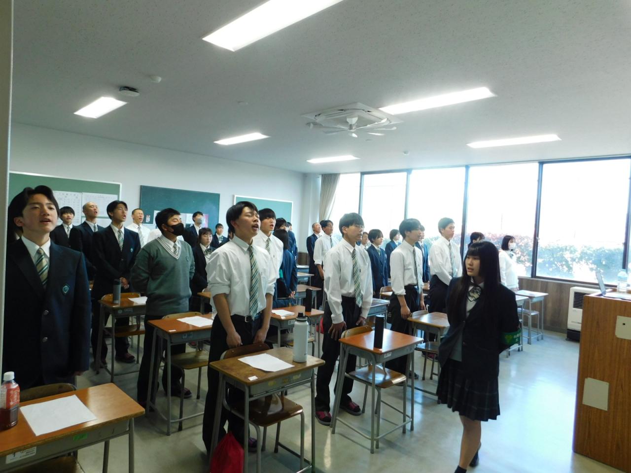 1学年応援練習を実施しました