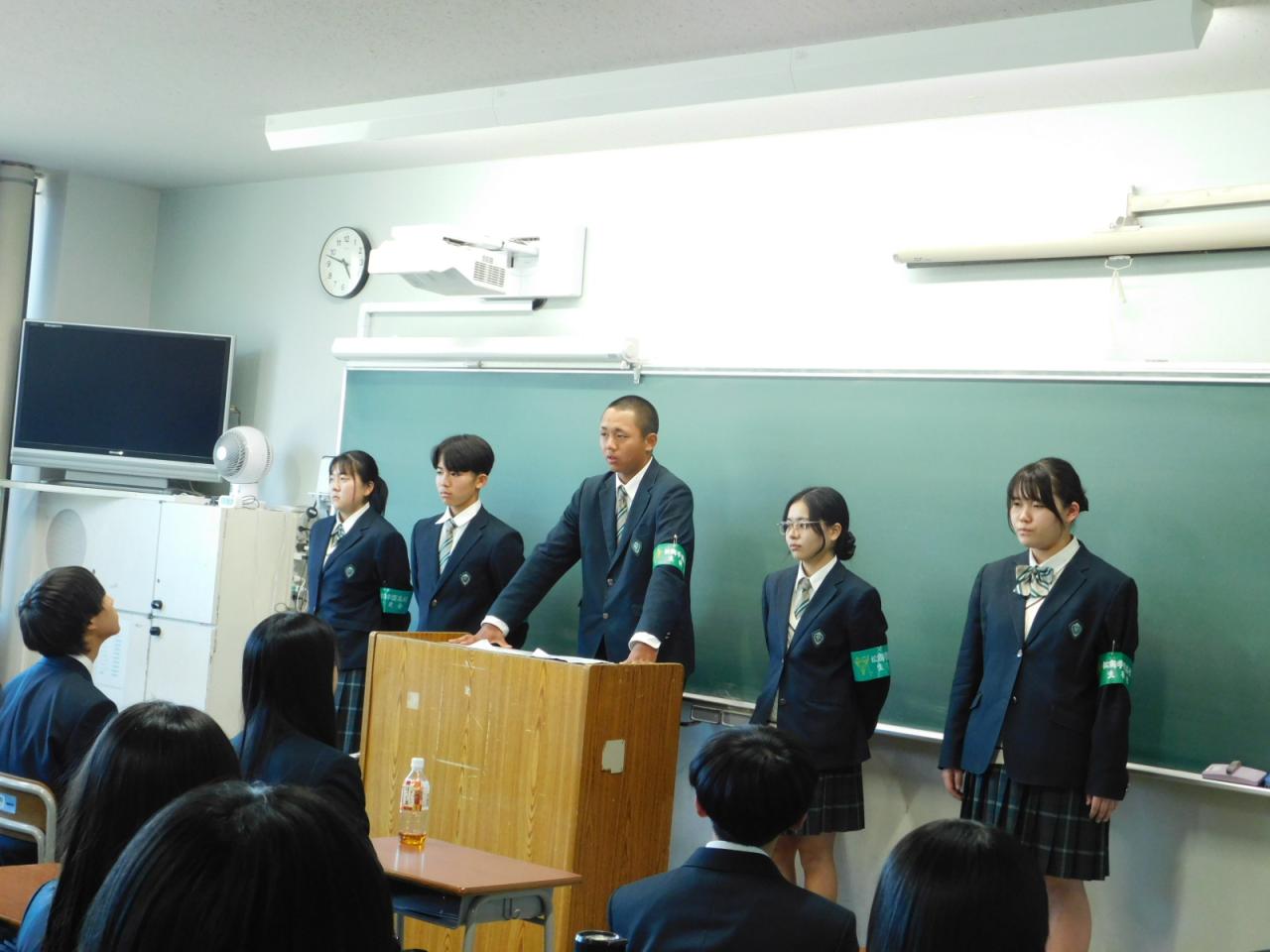 1学年応援練習を実施しました