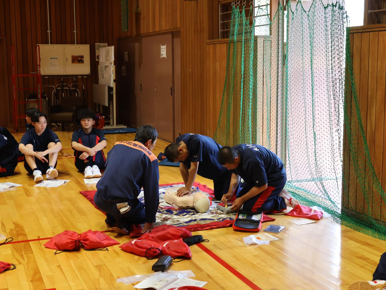 心肺蘇生法実習を行いました
