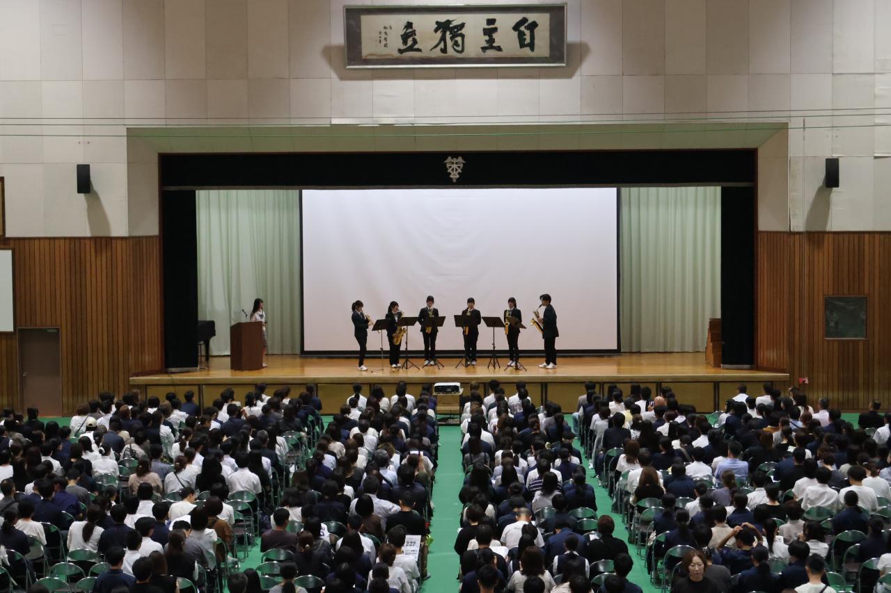 第1回学校説明会(全日制課程)が行われました