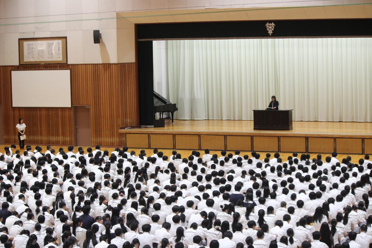 1学期終業式が行われました