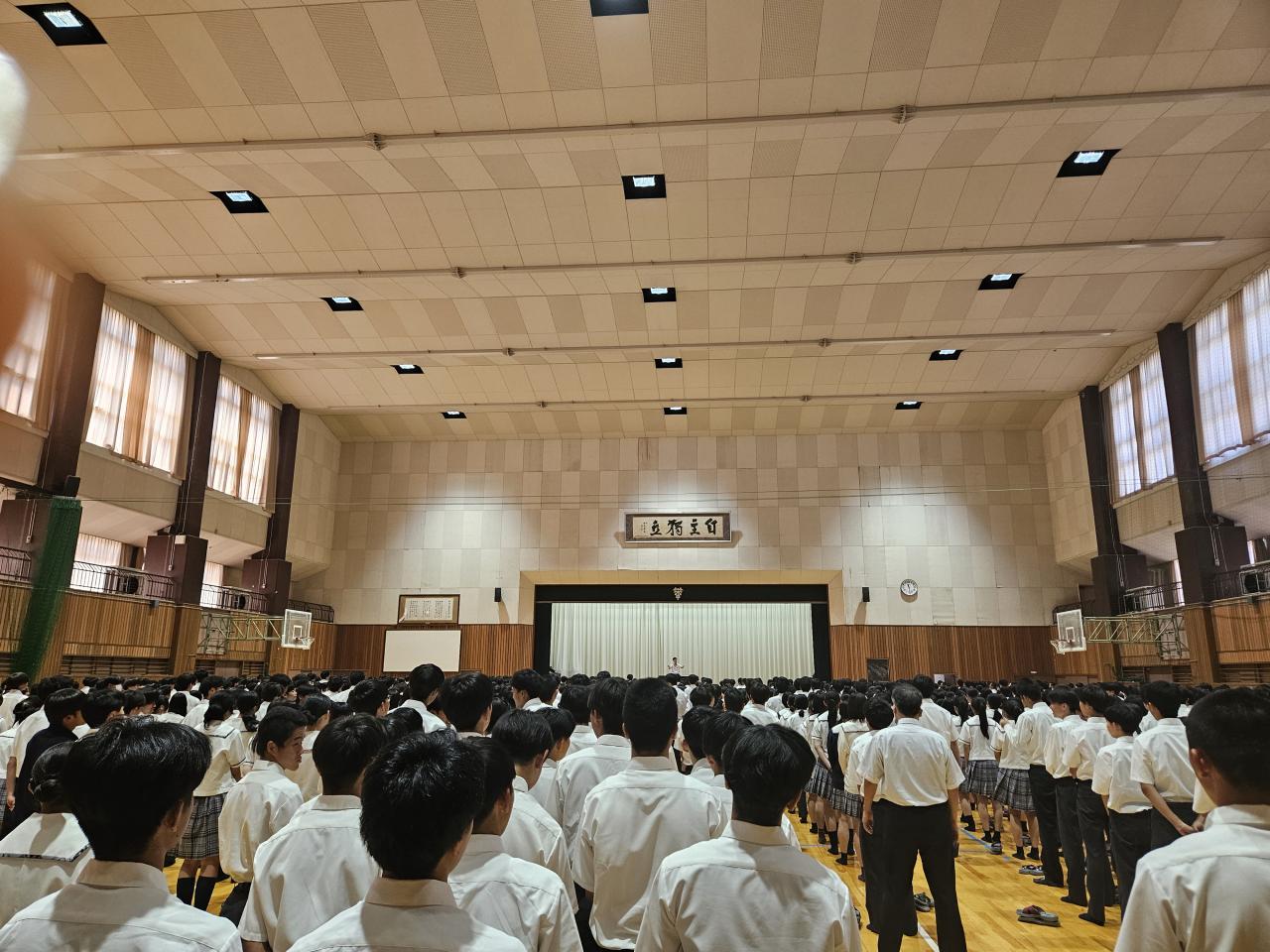 1学期終業式が行われました