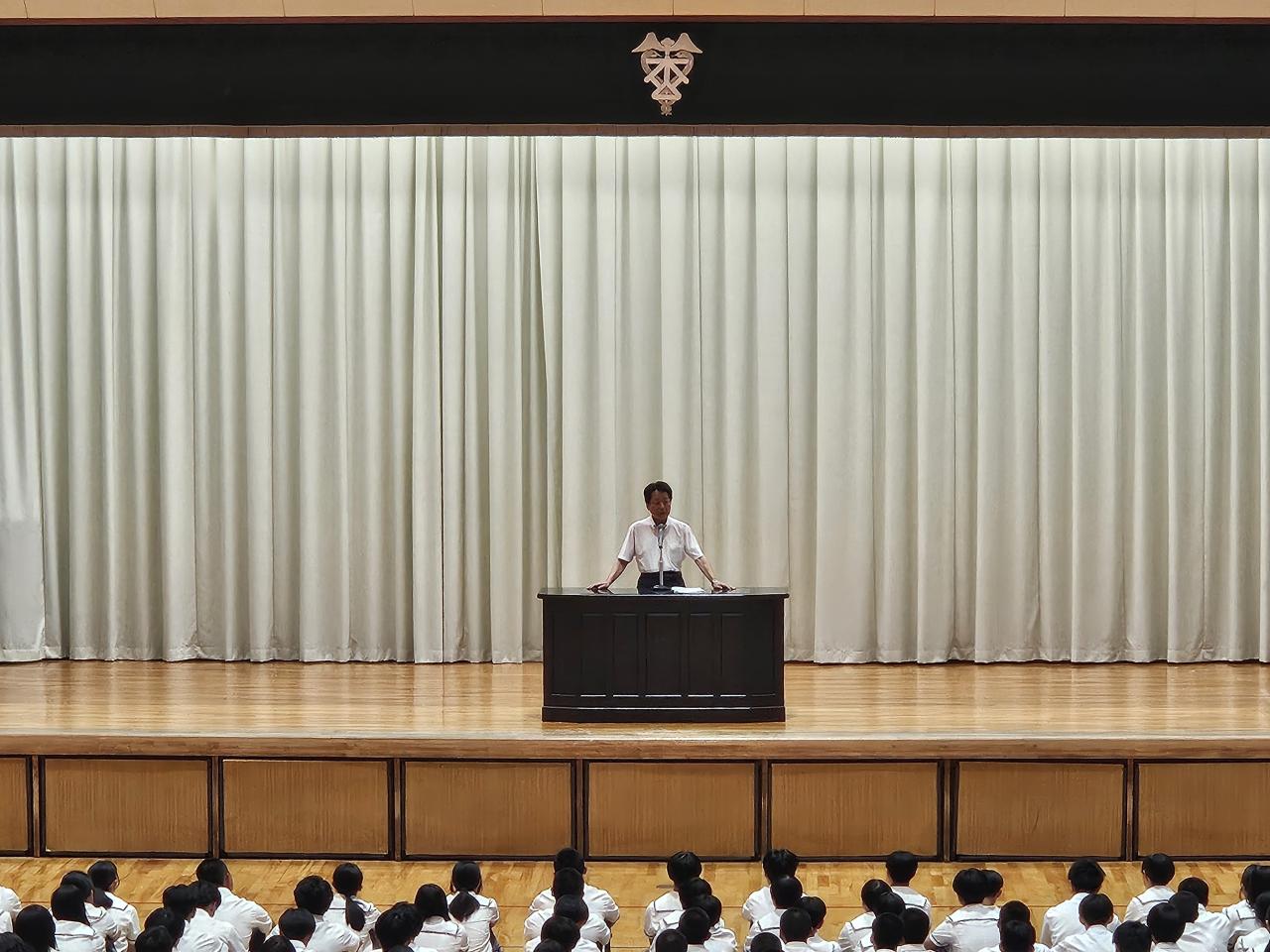 1学期終業式が行われました