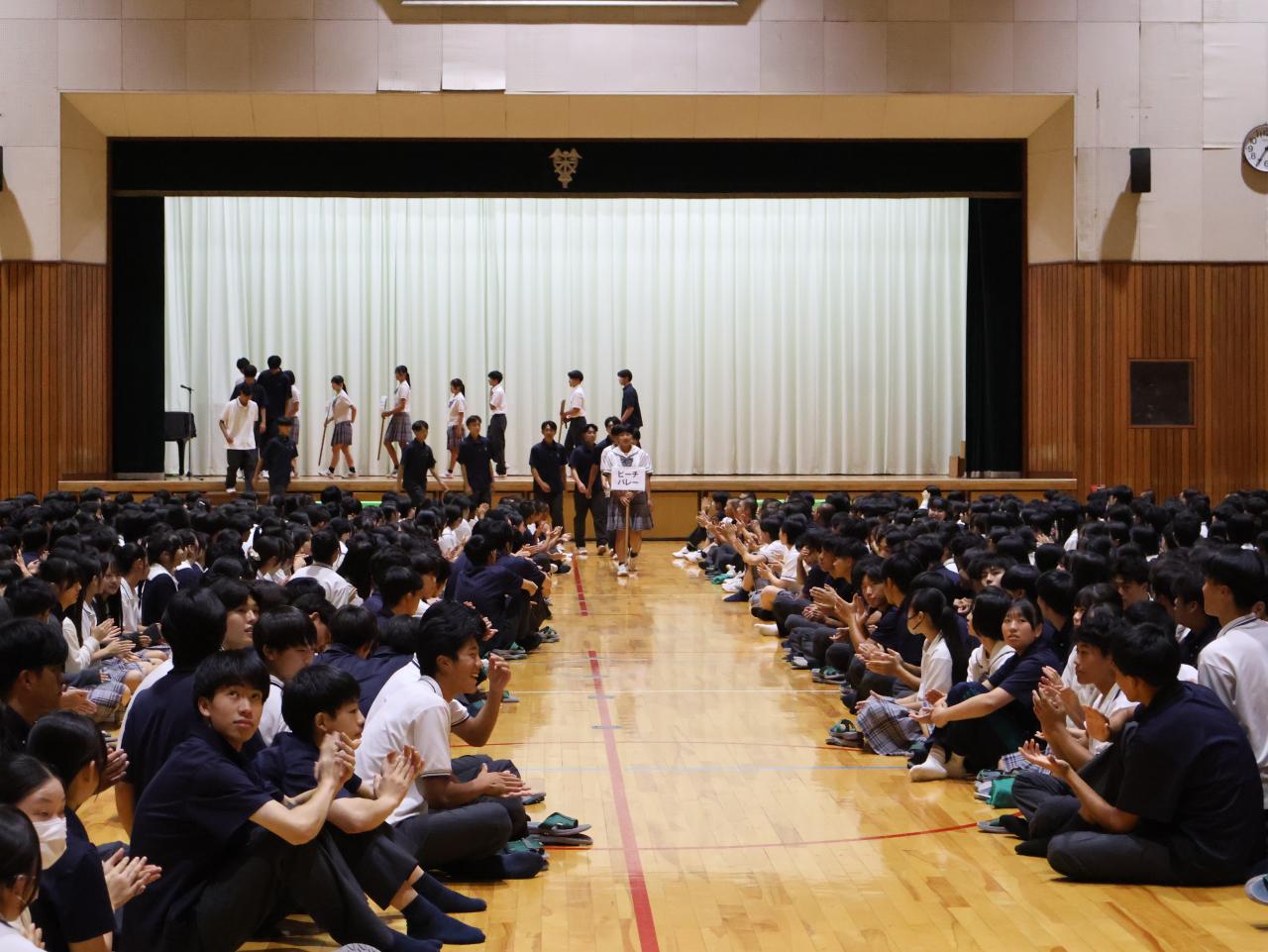 国民スポーツ大会壮行会が行われました