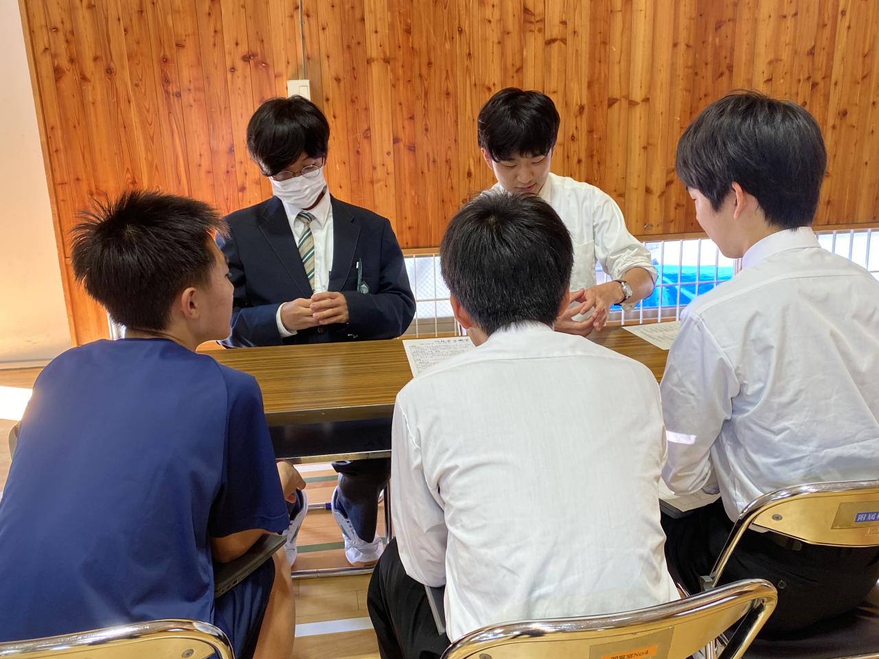 SSH探究教育　信州大学教育学部附属松本中学校で探究交流授業を行いました